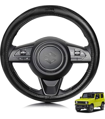 Amazon | KIKAIYA ジムニー ステアリングホイールカバー JB64 JB74 ABS